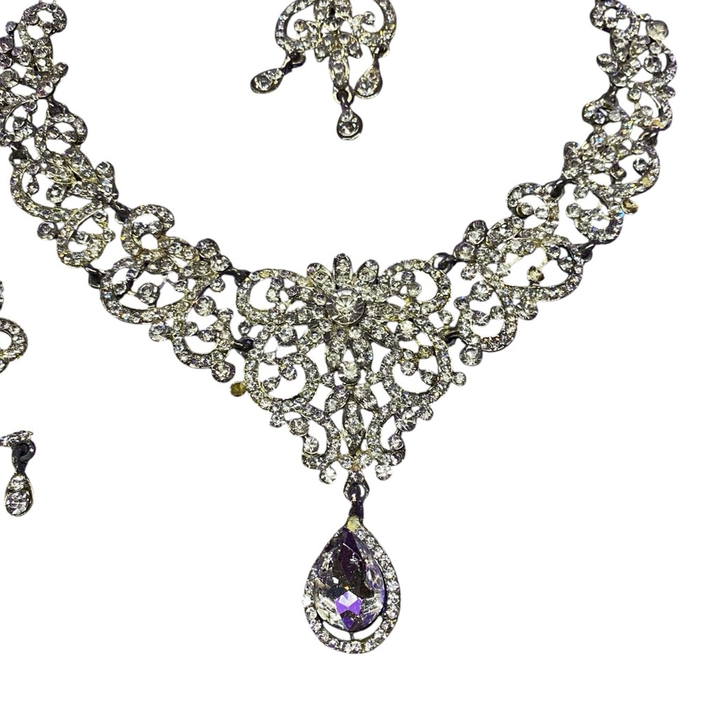 Vintage Wedding Ceremony Jewelry Set - Picture 2 of 10